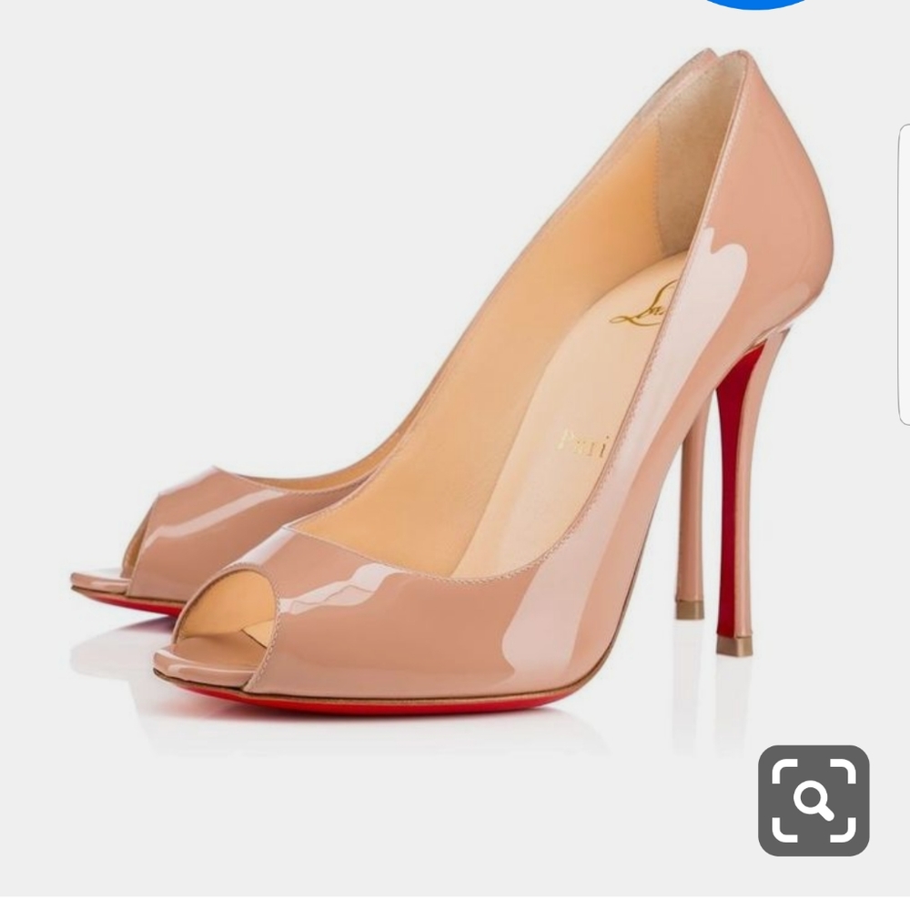 Christian louboutin sexy 100mm peep toe pumps - Picture 1 of 8